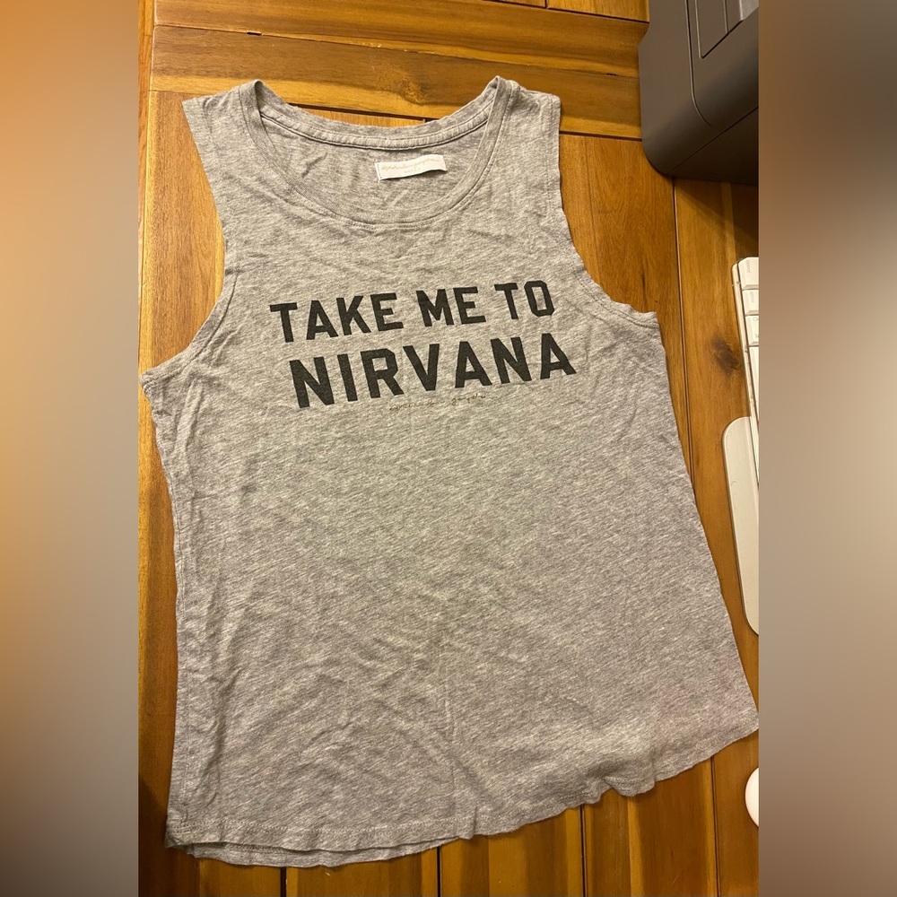 Spiritual Gangster Take Me to Nirvana Cotton & Modal Muscle Tank Size Me…